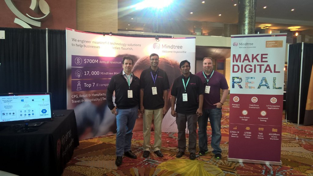 _SkyJoe's tweet image. @Mindtree_Ltd
#XamarinEvolve
#Xamarinhq
Mindtree drives mobility solutions with Xamarin at booth #102