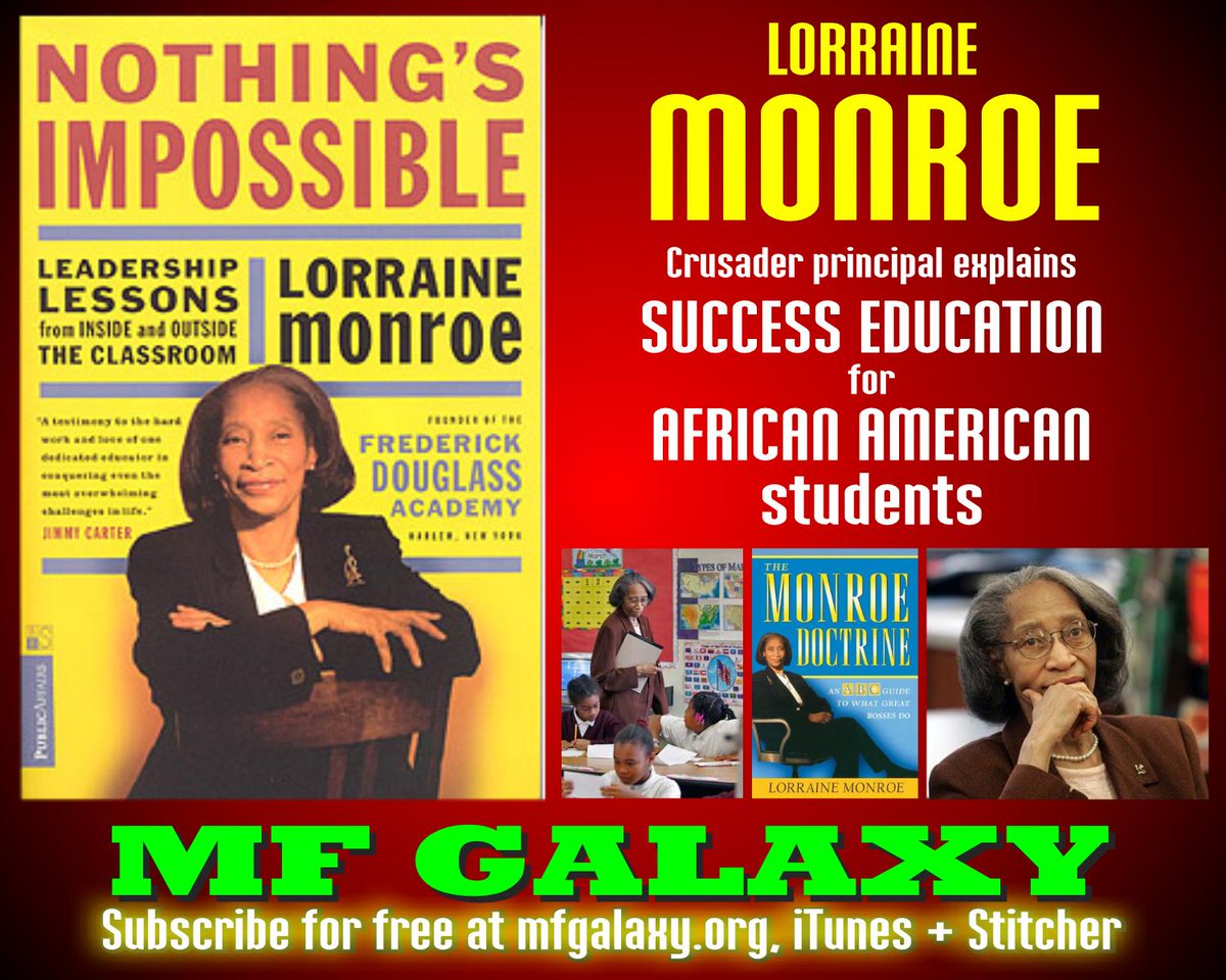 MinisterFaust's tweet photo. #LorraineMonroe on #success #education for #AfricanAmerican students https://t.co/XCB0EXSzPn https://t.co/b84DlwZRZ8