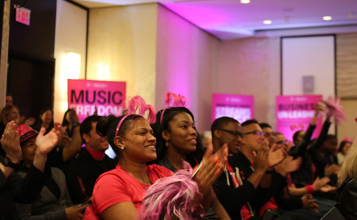 JohnLegere's tweet photo. My favorite part of every $TMUS earnings - saying THANK YOU and WELL DONE to the best employees!! #uncarrier https://t.co/W1UulgZd9t