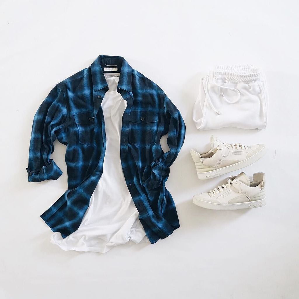 StyleEngine's tweet photo. lvxkw
#outfitgrid @outfitgrid
@dennistodisco
Flannel: #YSL #SaintLaurent
Tee: #Project_A
Pants: #Adyn
Kicks: #Lou… https://t.co/vYbrBTKtv9