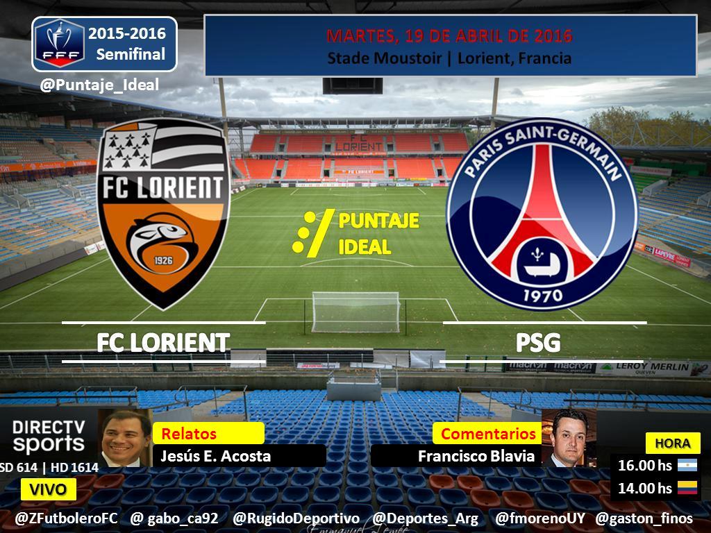 Puntaje_Ideal's tweet image. #FutbolEnDIRECTV | #LorientFC vs. #PSG
Relata: @jesuseacosta | Comenta: @FranciscoBlavia
Dale RT