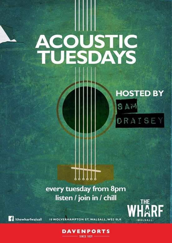 StaffsSound's tweet photo. Tonight! @WhatsOnWolves @TheYamYam @WalsallFest @WalsallAdv #openmic #livemusic #acoustic #anygiventuesday https://t.co/1mCEt36Sk1