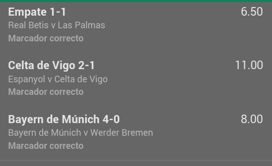 Llevo estos pronósticos... ¿Saldrán? Si salen sorteo  una paysafecard de 25€ entre RT🔁 y MG❤
Telegram.me/franpicks