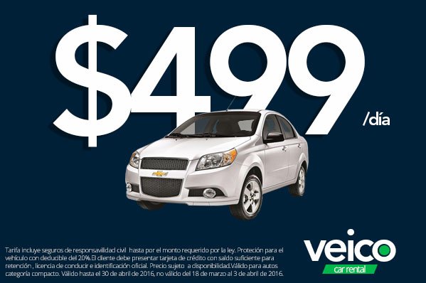 visitagdl's tweet photo. Nuestros amigos de @veicocar nos extienden esta promo hasta el 30/Abril, renta auto desde $499.00, llama al 33314667 https://t.co/xO6yBzLsGt