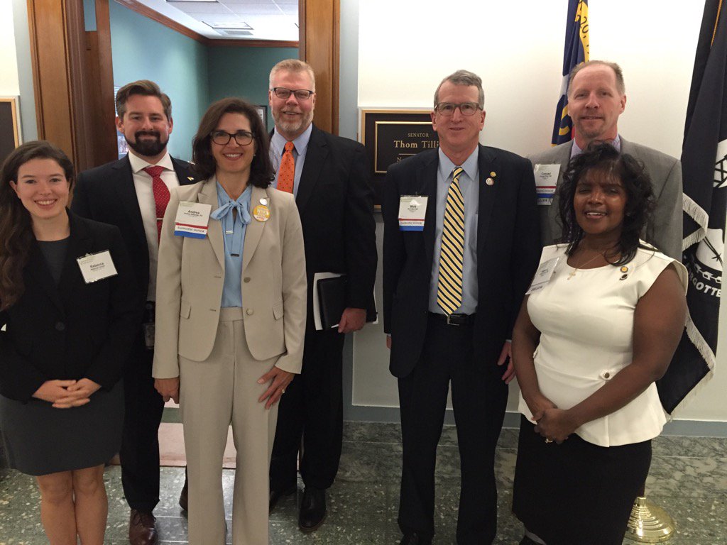 myncafp's tweet image. @myncafp delegation meeting with Matt Flynn in @SenThomTillis office in DC. #FMCC2016 #FMRevolution