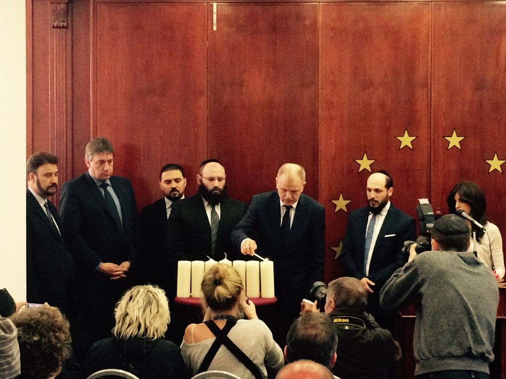 V_Andriukaitis's tweet photo. v special #interfath ceremony for victims #brussels attacks united response to terrorism & hatred #JeSuisBruxelles https://t.co/o15Qhhenk2