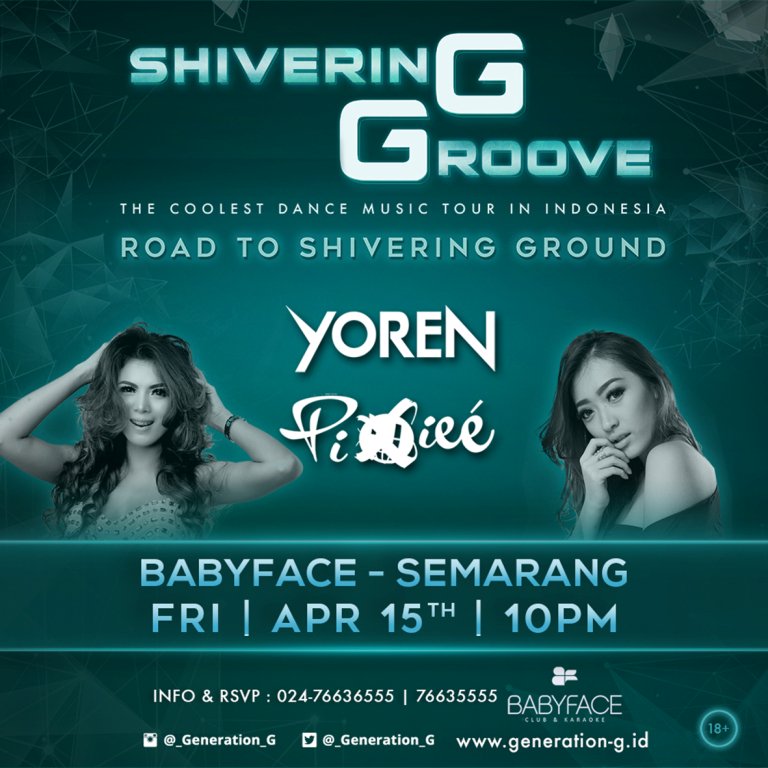 echohypedotcom's tweet photo. [SEMARANG] #ShiverinGGrooveSMG w/ Pixiee &amp; Yoren | April,15 @ Babyface Club https://t.co/V93iVleE2r
