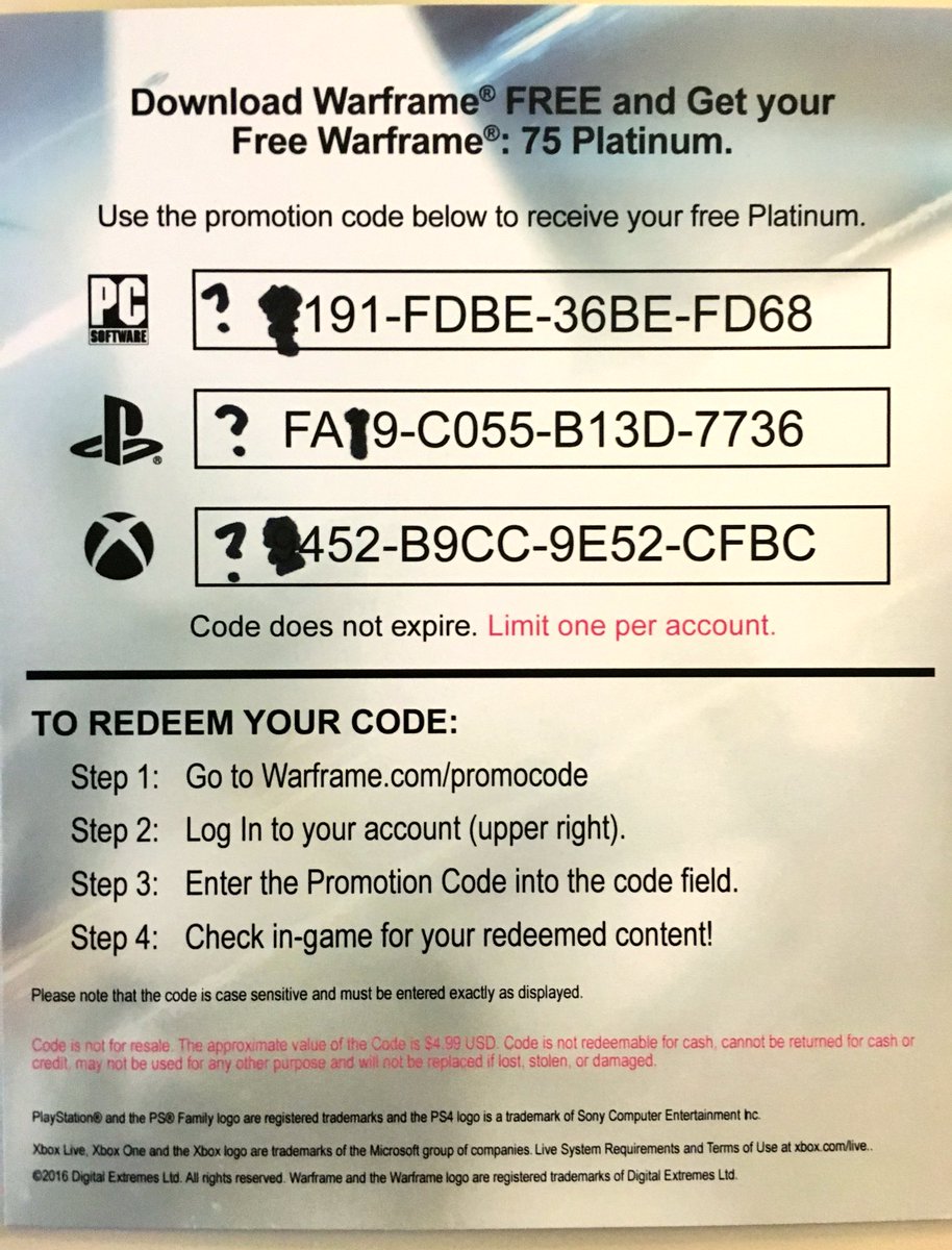 Codes and Guide for Warframe Platinum APK for Android Download
