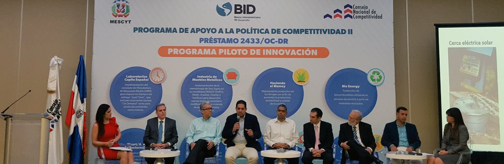 cncgobdo's tweet photo. Panel presenta resultados del Programa Piloto de Innovación #RDInnova https://t.co/wSTP2DfLAK