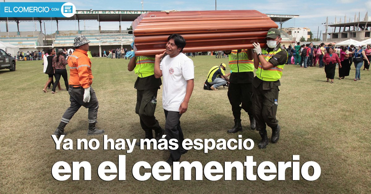 elcomerciocom's tweet photo. #Pedernales se queda sin espacios para enterrar a sus muertos » https://t.co/IMeHQzRzDV https://t.co/uPvbvGv2Jk