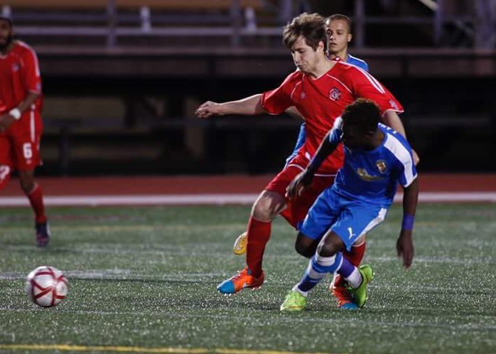 CTUnitedFC's tweet image. #CTUnitedFC's Miguel Carneiro fights for the ball during #CT's last battle vs @IFKMaryland. The final score was 0-0