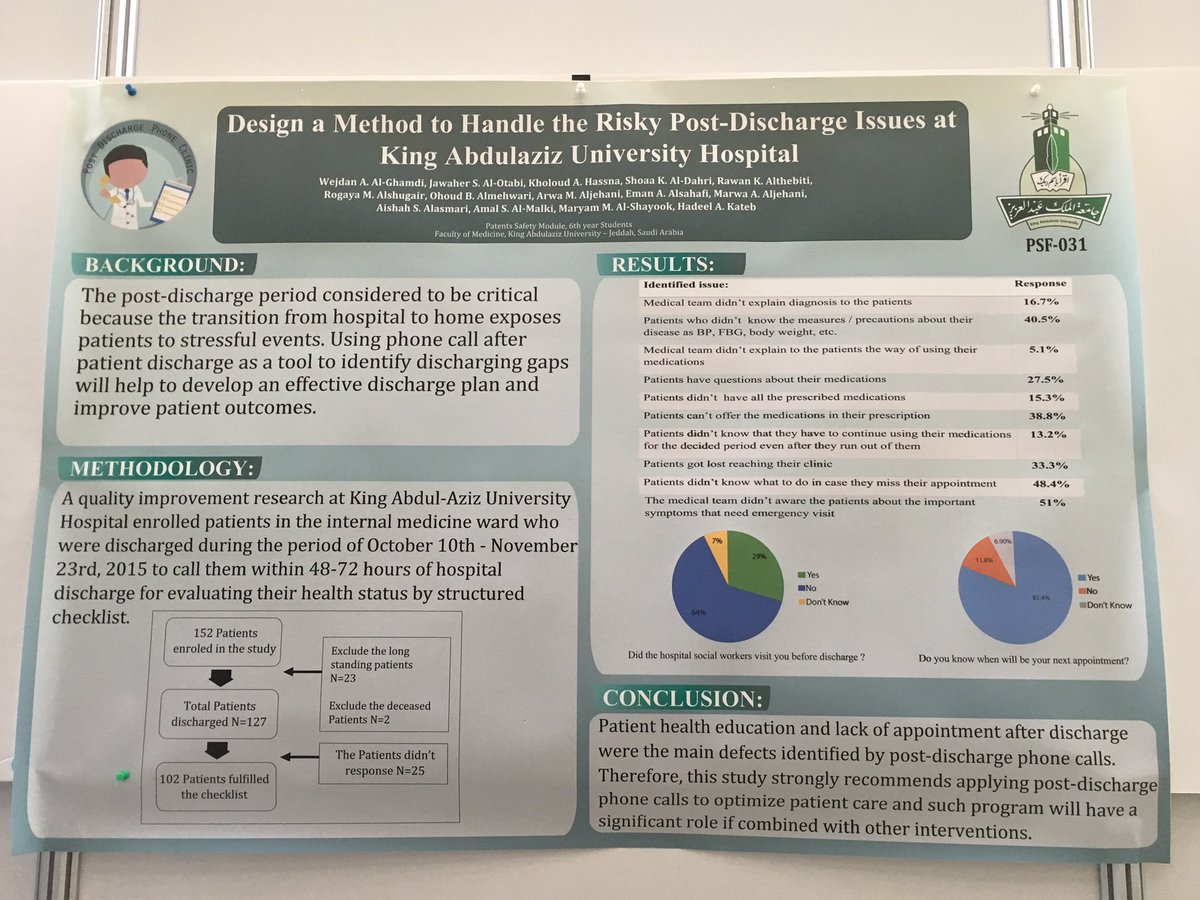 draaarab's tweet photo. @Faculty_Med_KAU #مؤتمر_سلامة_المرضى_بالحرس
@ptsafety201 
@PostdischargeP 
#med11 https://t.co/QwwKVmYIOE