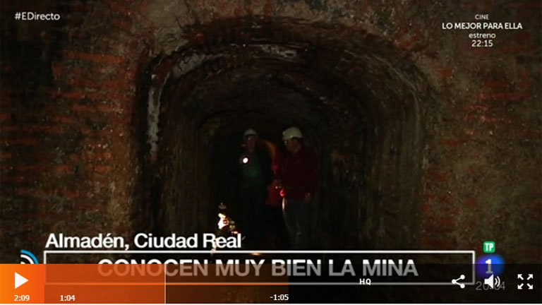 EDirectoTVE's tweet photo. Bajamos en Almaden a las profundidades de una de las #minas más antiguas del mundo https://t.co/zEj7XN1O5y #edirecto https://t.co/ZhzffFGsyF