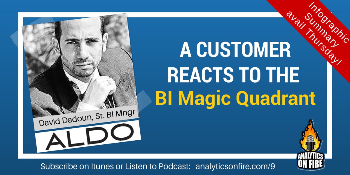 analyticsonfire's tweet photo. #NEW: A Customer Reacts to @Gartner_inc #BIAMQ Saga w/ @DadounDavid of #AldoGroup: https://t.co/K9MoIHRF2Y #bigdata https://t.co/OPApzXvFEC