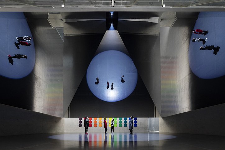 itsnicethat's tweet photo. Olafur Eliasson's new installation The Open Pyramid allows visitors to reflect on reality > https://t.co/EFH9LYOKWR https://t.co/OvN1TdNFec