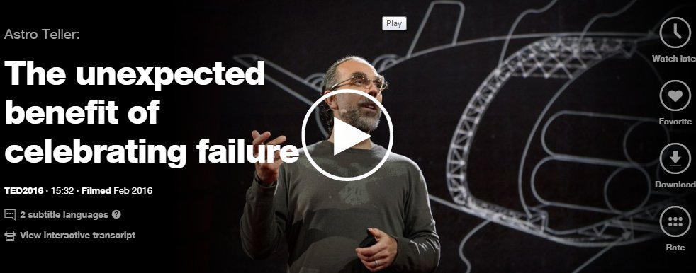 The unexpected benefit of celebrating failure #TEDTalkTuesday #lkdsb #onted ted.com/talks/astro_te…