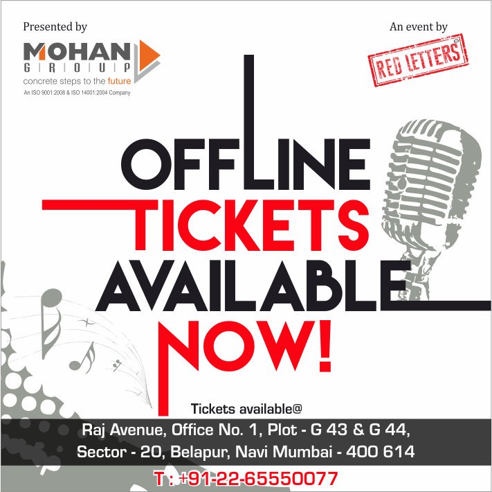 RedLettersInc's tweet photo. Get your #OfflineTickets today!
#RedLettersInc #KailashKherLIVE https://t.co/9YPOn0v09e