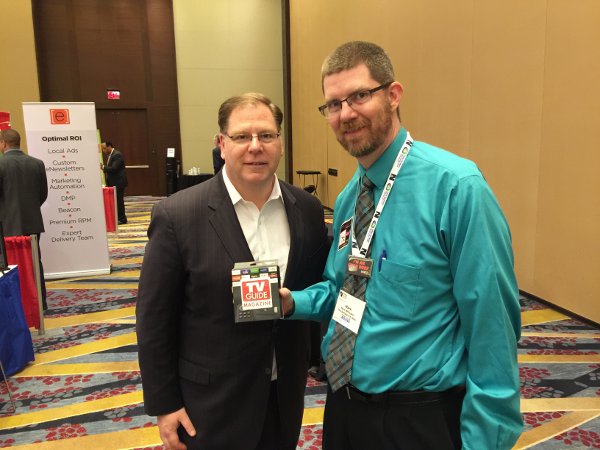 Congrats to <a href="/MarkRWhitaker/">Mark Whitaker</a> of <a href="/KCStar/">The Kansas City Star</a>, who won an Amazon Fire Stick for stopping by our booth at #NAA Media Exchange