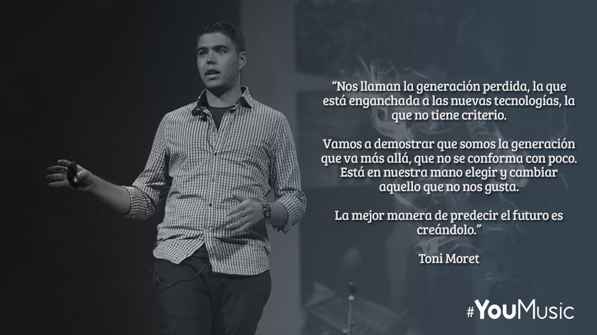 YouMusic_aj's tweet photo. Construyamos nuestro propio futuro. #YouFuture @toni_moret https://t.co/QKs08bgMRb