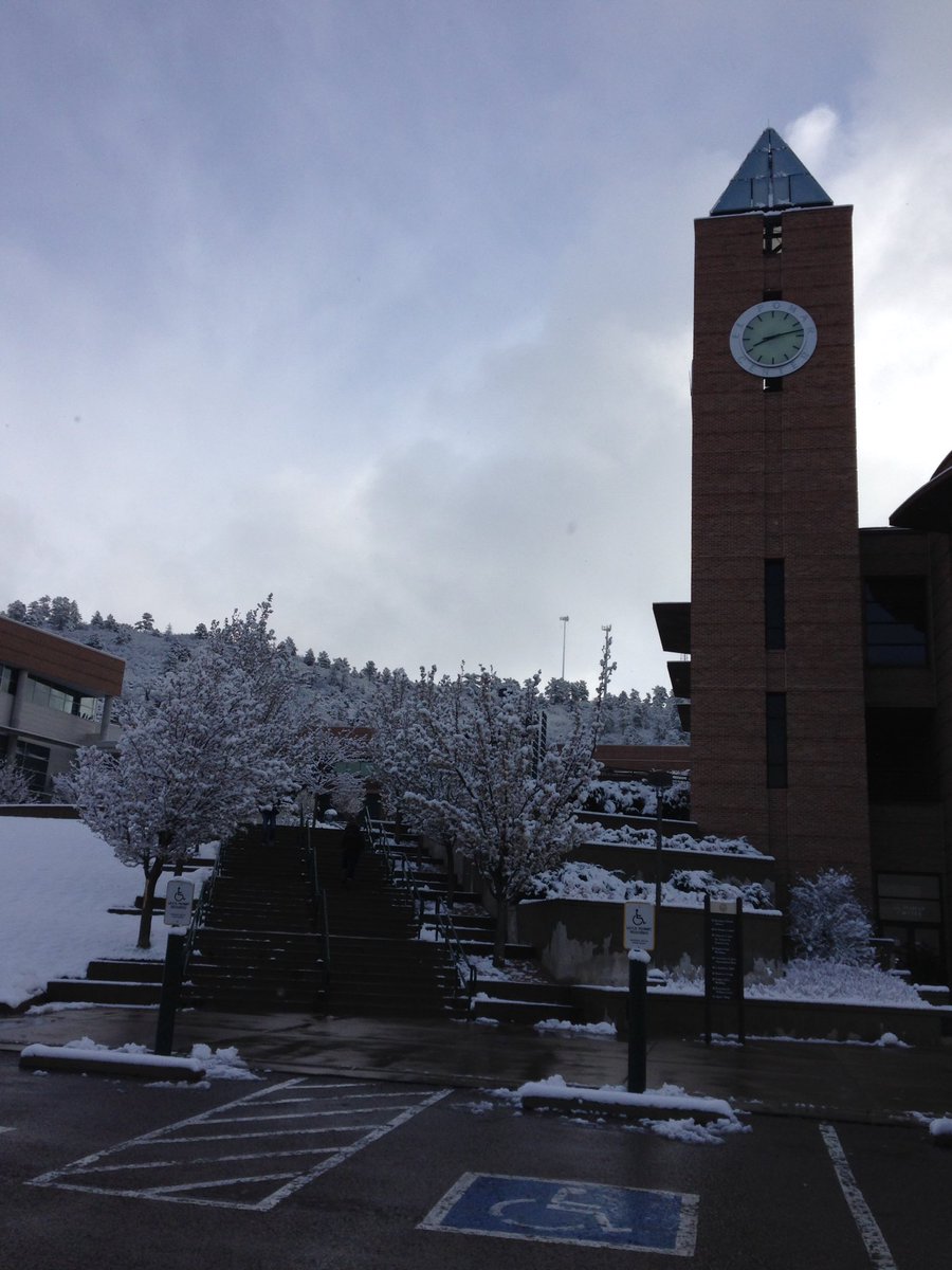 Ahedtwitt's tweet photo. Good morning #UCCS. 04192016 https://t.co/kwjJeNU4f5
