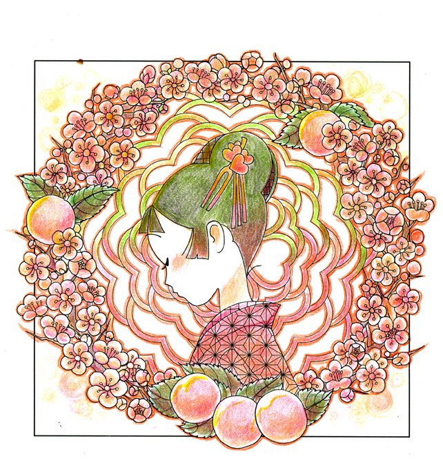 小梅塗り絵のtwitterイラスト検索結果 古い順