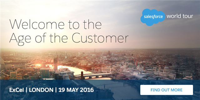 robertmurphy110's tweet image. The #SalesforceTour is in London on 19 May. Have you reserved your place? sforce.co/1MFEVXr