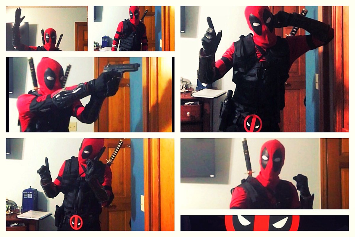 LukeWarmSauce's tweet photo. You guys excited for the future? Well you should be! Because look who is showing up soon! #Deadpool https://t.co/cziOgZOUC3