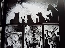 RealGDT's tweet photo. THOMAS OTT. Swiss. Wordless storyteller. Master of scratchboard (a merciless technique) Heir of Ward, Nückel, etc https://t.co/RCsx1HOJrc