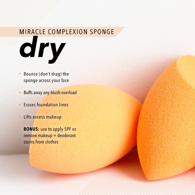 realtechniques's tweet photo. The #miraclecomplexionsponge not only blends product, it also erases it: https://t.co/IzMvWlcZrr #ProTip https://t.co/5hZBKUHrtK
