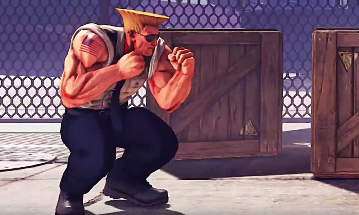 Guile Street Fighter GIF - Guile Street Fighter Crouch Walk