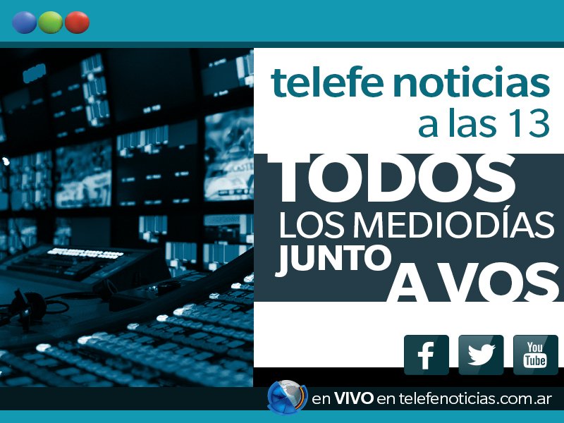 telefenoticias's tweet photo. #AIRE @telefenoticias a las 13: #TimeWard: la investigación; piden bloquear a @Uber; nueva canasta básica sin IVA https://t.co/VbQXiT3Yqz