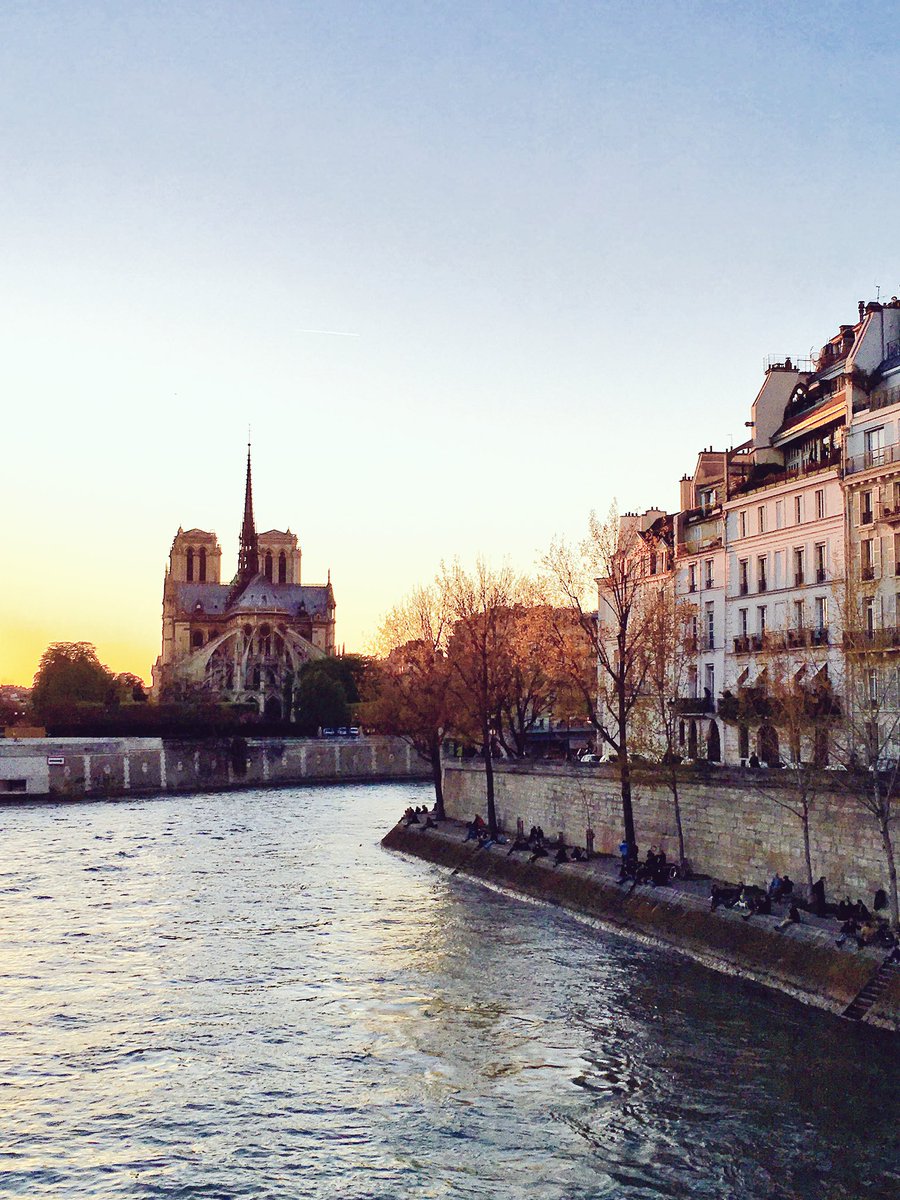 zeparisienne's tweet photo. Est ce que le coucher de soleil de ce soir sera aussi spectaculaire que celui d'hier ? @notredameparis #paris https://t.co/Ct8g6y6tmz