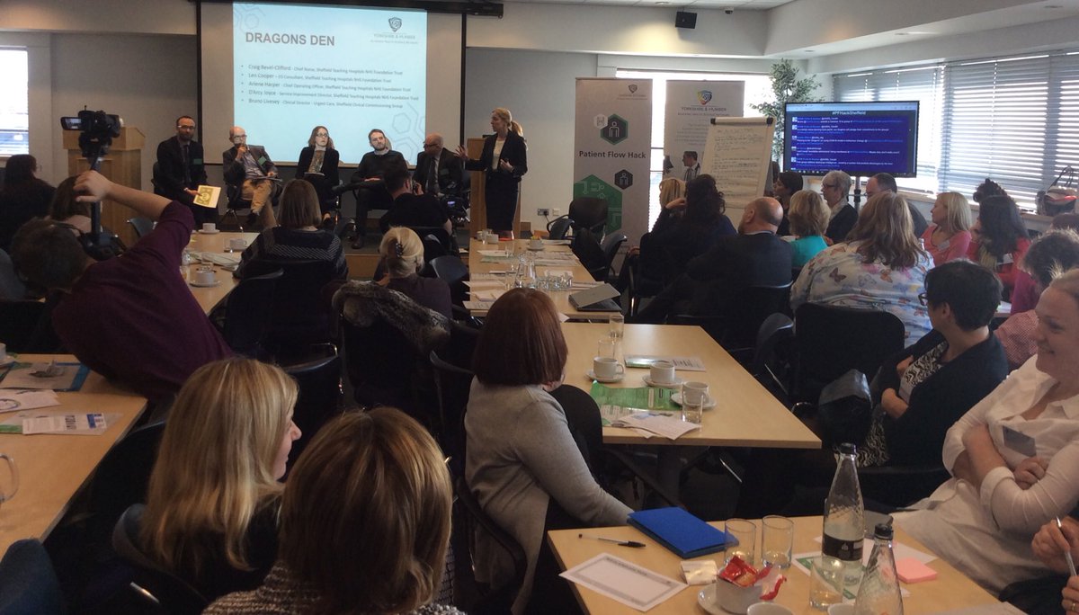 HealthInnovYH's tweet image. @lawson_dawn closes &amp;amp; reminds the group that we will support the implementation of chosen projects  #PFHackSheffield