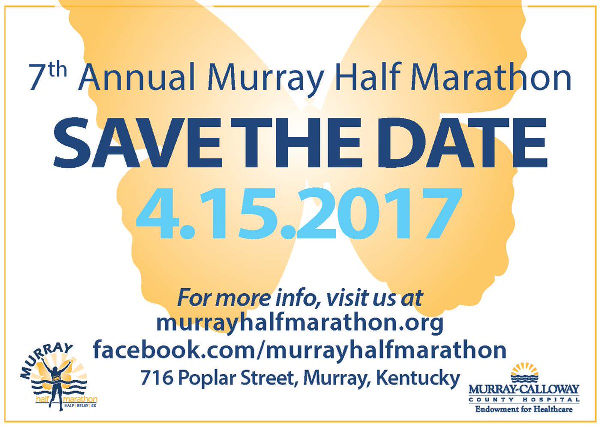 MurrayHalf's tweet photo. Mark your calendars for next year's #MurrayHalf. See you there! https://t.co/3tU3lebefV