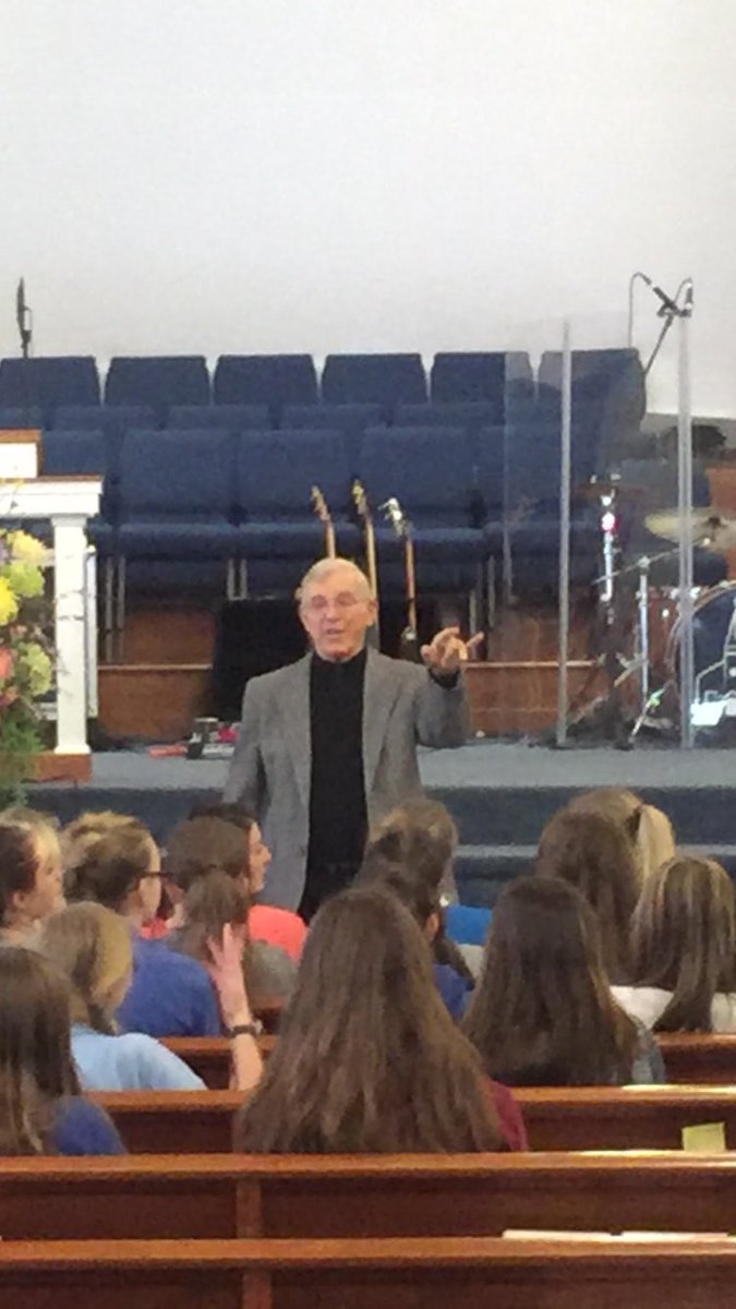 rosehillashland's tweet photo. What a blessing to have Dr. Charles Roesel speaking to Rose Hill Christian School! #rosehillashland https://t.co/XQSMGOB0bf