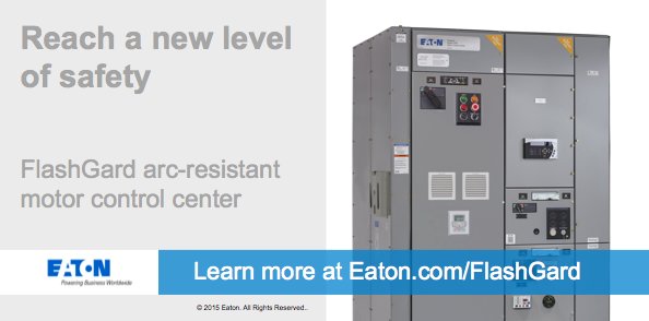 ETN_Electrical's tweet photo. Learn how the #FlashGard arc-resistant MCC enhances #safety for personnel @ELECTRICPOWER https://t.co/vMzxY54yAo https://t.co/2XsU46hCab