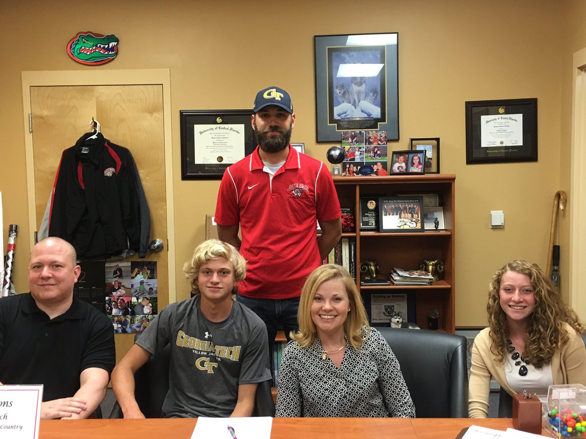 John Lyons will be running for Georgia Tech next year.
