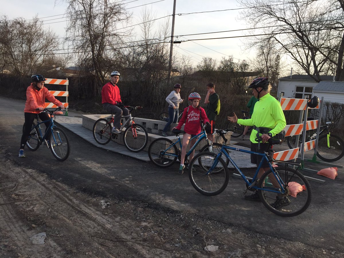 Crew286's tweet image. Had a fun time riding 9 miles yesterday in preparation for our bike trip this weekend!