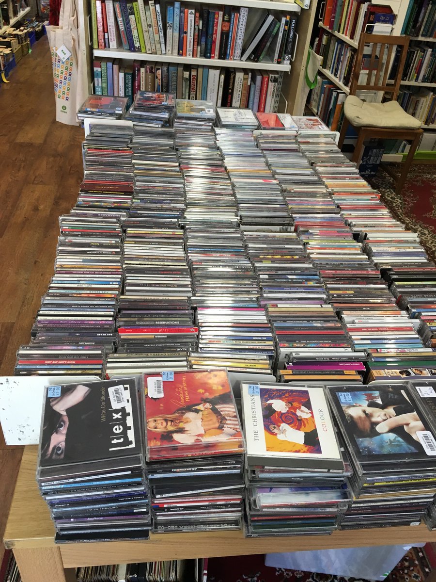We’re still not out of CDs after the weekend... And this is the front of shop post-cull
