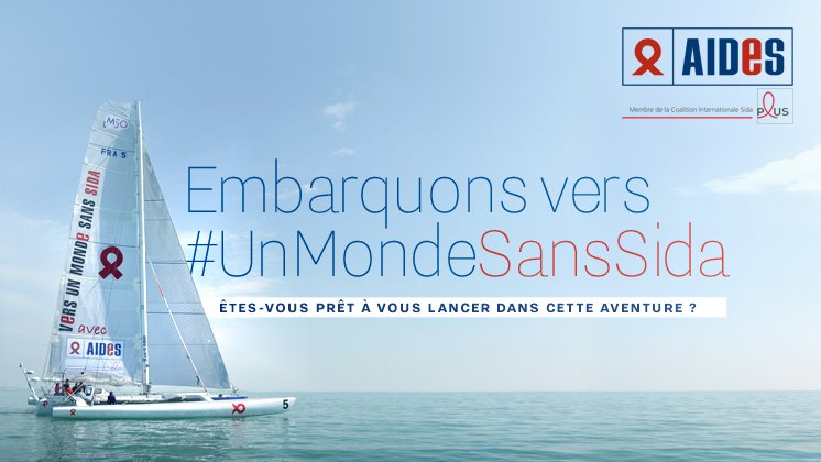 assoAIDES's tweet photo. Erik Nigon vous invite à embarquer avec lui #UnMondeSansSida @VoilierauRuban https://t.co/abIgSAs4OV https://t.co/DL9JEugyck