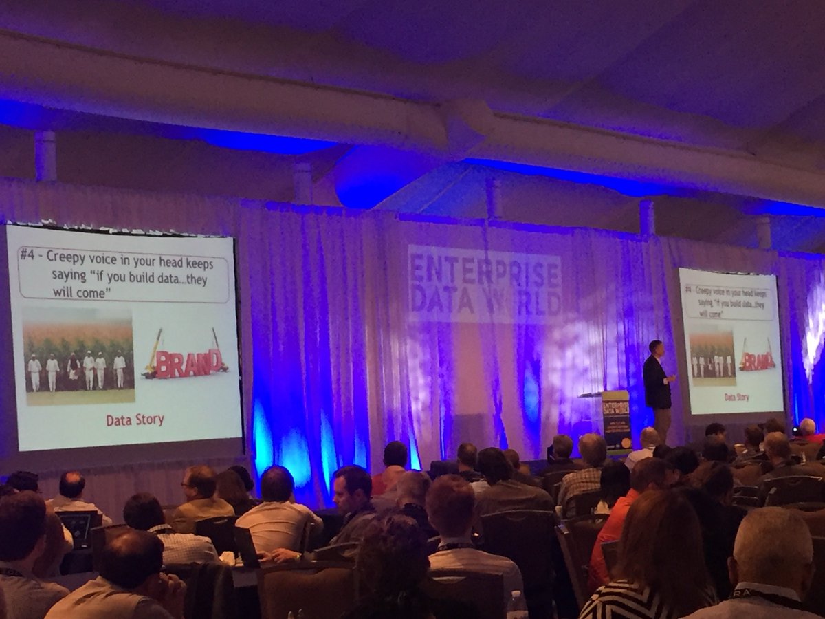 It’s important leave room to tell the Data Story when building the roadmap - <a href="/jim_tyo/">Jim Tyo</a> #EDW16 #EnterpriseData