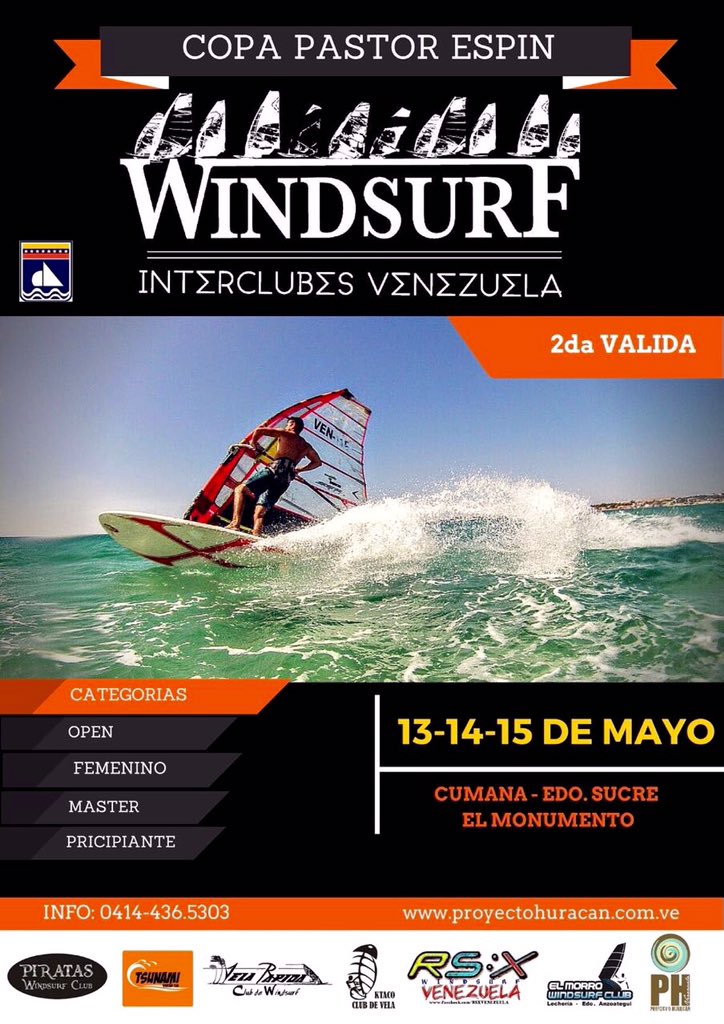ProyectoHuracan's tweet photo. #CopaPastorEspin 2da valida de #CircuitoInterclubesVenezuela de #windsurf 13 de #mayo #cumana https://t.co/PoaoNWIxze