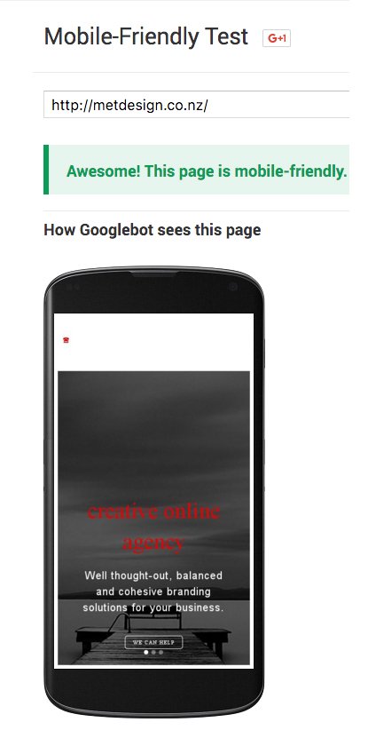 Metdesignz's tweet image. Is your website mobile friendly? If Google says no, us a call. metdesign.co.nz
#startups #responsive #design