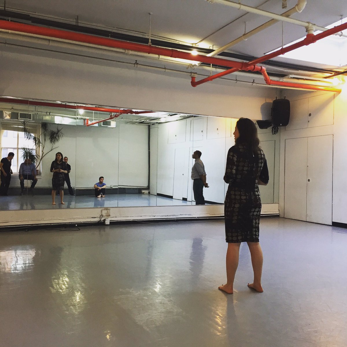 Siwat_Sieng's tweet photo. @bphealth demo day pitch practice at a dance studio https://t.co/zV972RG0Tf