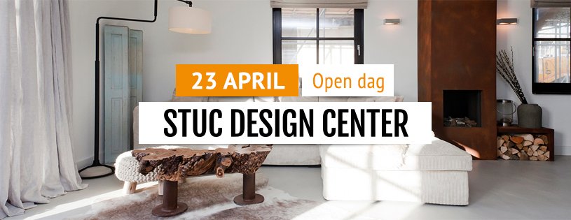 Frits_Kool_'s tweet photo. Kom zaterdag 23 april van 9.00 tot 17.00 uur langs en profiteer van onze
openingsactie! #StucDesignCenter #opendag https://t.co/gGKjiZrnRK