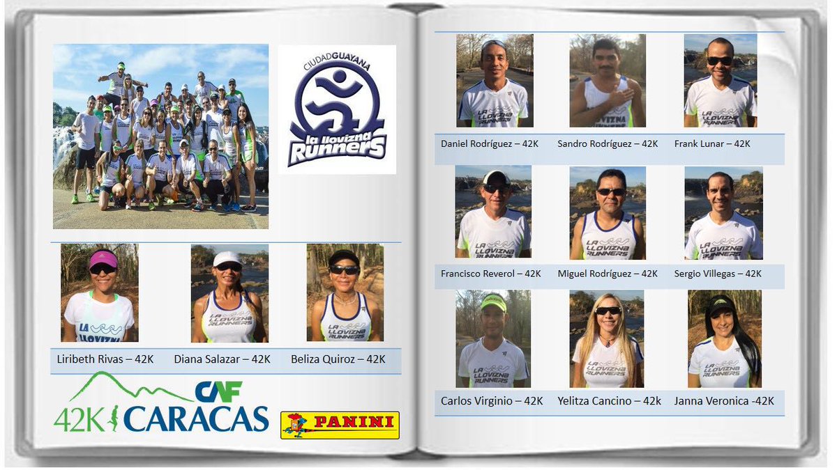 LLOVIZNARUNNERS's tweet photo. Parte de nuestros runners que participarán en la #MaratonCAF2016  el próximo 24 de abril. https://t.co/T4Nx1TtXqi