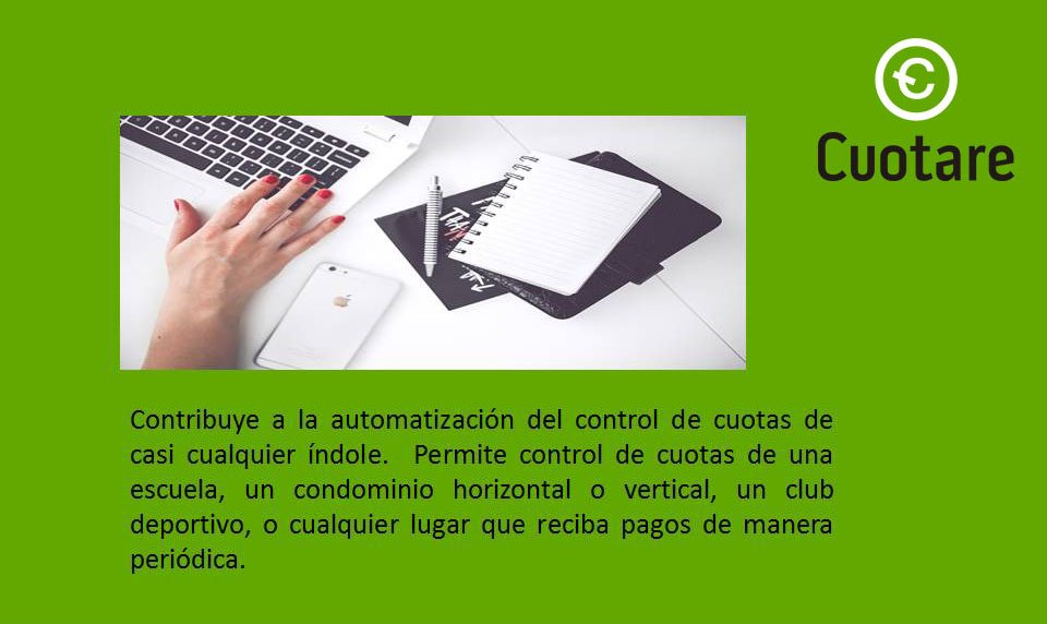 cuotare's tweet photo. Lleva el control de las #cuotas periódicas que recibe tu negocio con nuestro Sistema de Administración #Cuotare https://t.co/vKaR2oczxR