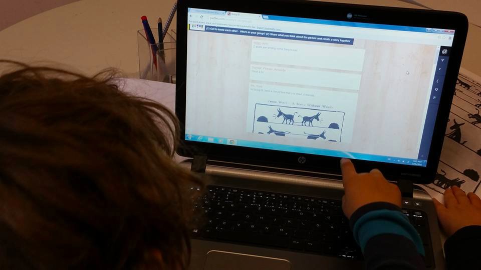 YuniSantosa's tweet photo. #pypchat #cdltipad Using Padlet to create a story collaborativelly (Germany - Norway Collaboration) https://t.co/9ZtMdo1cIO
