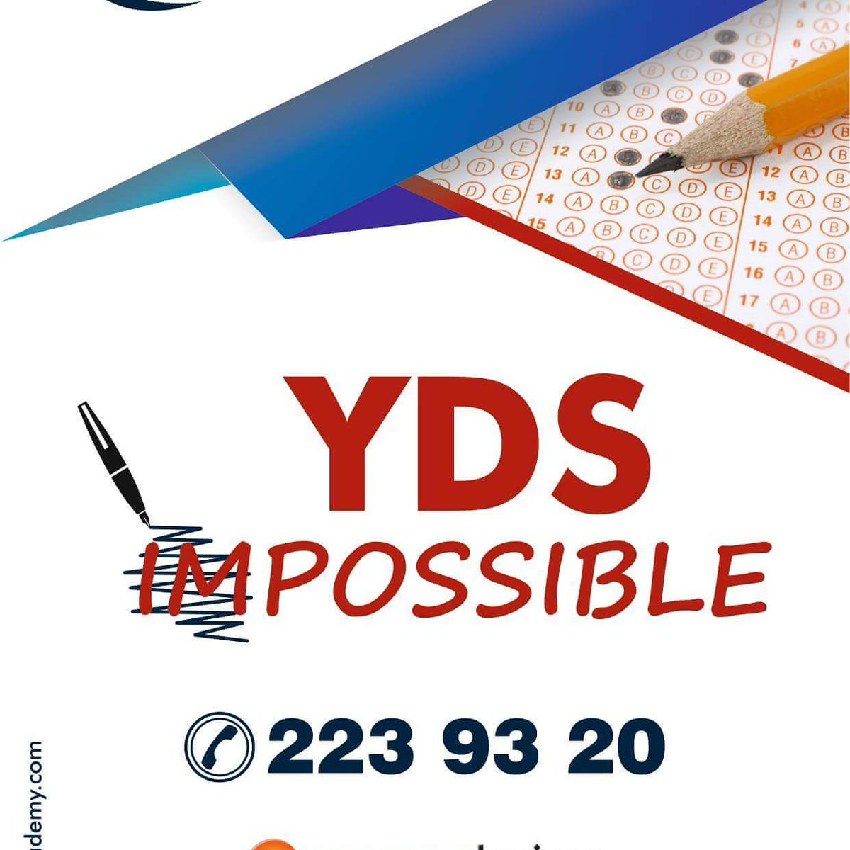 Gerçekten #YDS possible. Daha fazlası için 03522239320