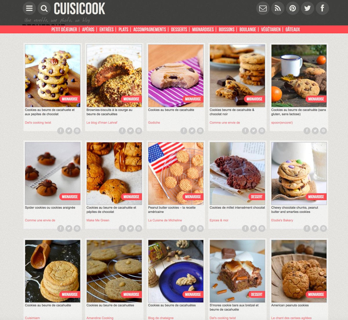 CuisiCook's tweet image. *MIAM du jour* Des #cookies, oui mais au beurre de cacahuète! cuisicook.com/recherche?quer…